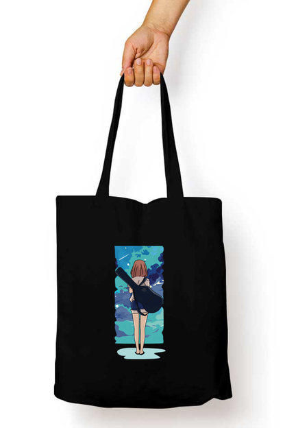 ANIME GIRL Zipper Tote Bag