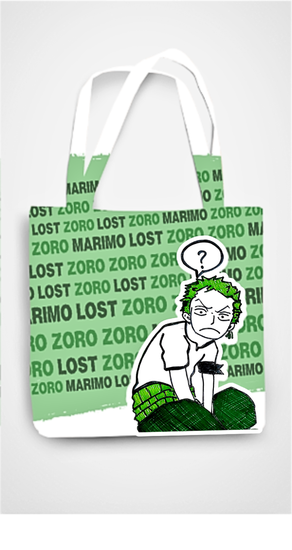 ZORO Zipper Tote Bag